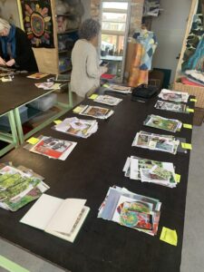 Fibreations | Zielen-collage kaart maken