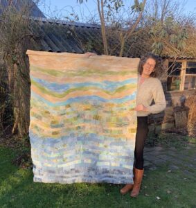 Fibreations | zand en zee wandkleed Fibreations | zand en zee wandkleed